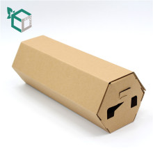 Fácil de enviar caixa de papel kraft dobrável presente